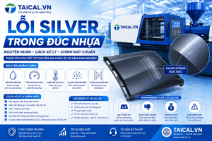 Lỗi Silver Trong Đúc Nhựa Nguyên Nhân, Cách Xử Lý & Chỉnh Máy Chuẩn